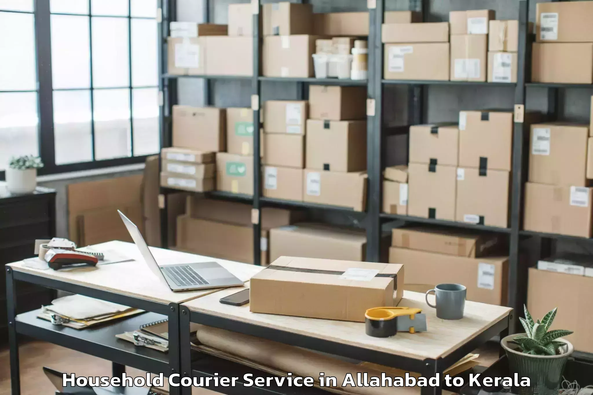 Professional Allahabad to Kuthiathode Household Courier